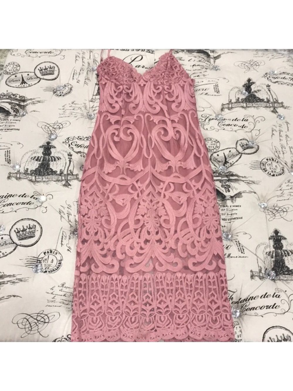 Bardot Gia Lace Pencil Dress - Picture 4 of 7